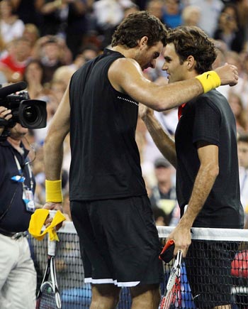 Federer and Del Potro