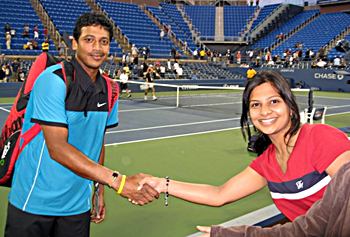 Mahesh Bhupathi at the US Open 2009