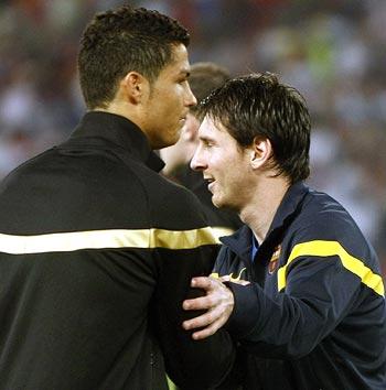 messi and ronaldo. lionel messi and cristiano