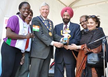 Queen's baton relay ceremony in Toronto