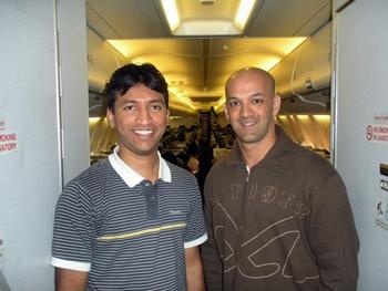 Viren Rasquinha (right)