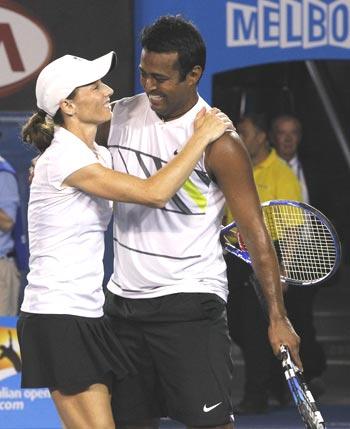 Leander Paes and Cara Black