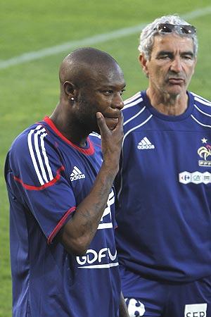 william gallas (left) and domenech