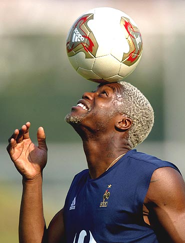 France's Djibril Cisse is another modern-day player known to experiment with 