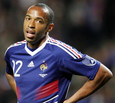 France striker Thierry Henry
