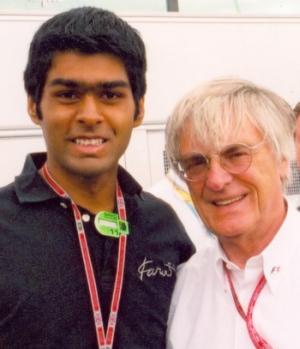 karun chandok and bernie ecclestone