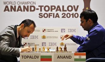 Viswanathan anand and Topalov