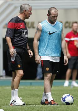 Sir Alex and Rooney