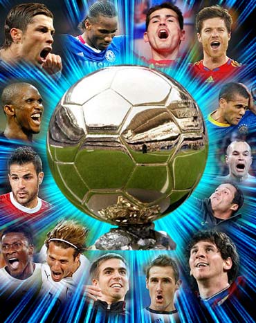FIFA unveils Ballon d'Or shortlist
