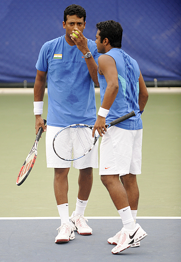 Leander Paes and Mahesh Bhupathi