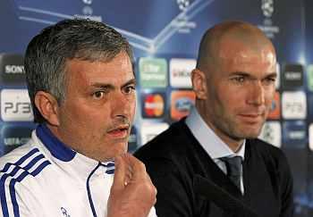 Jose Mourinho and Zidane