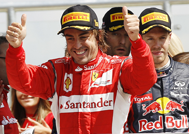 Ferrari Formula One driver Fernando Alonso of Spain