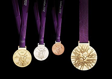The 2012 London Olympics medals