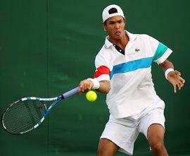 Somdev Devvarman during his first round match at Wimbledon