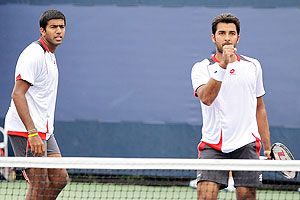 Rohan Bopanna and Aisam Qureshi