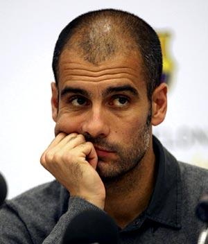 Barca's Guardiola asks players to raise their game - Rediff Sports