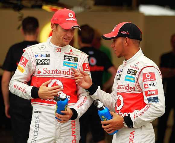 Lewis Hamilton and Jenson Button