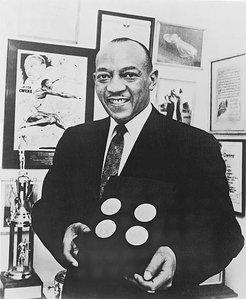 American track and field athlete Jesse Owens