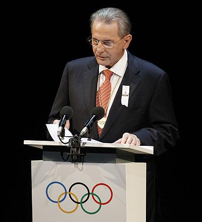 IOC chief Jaques Rogge