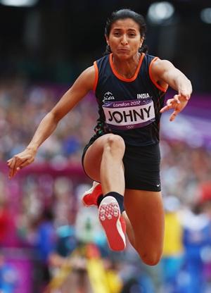 Triple jumper Mayookha Johny