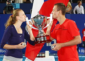 Petra Kvitova and Tomas Berdych