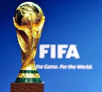 The FIFA World Cup trophy