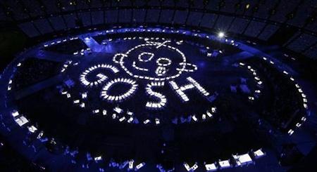 Artists perform during the Opening Ceremony