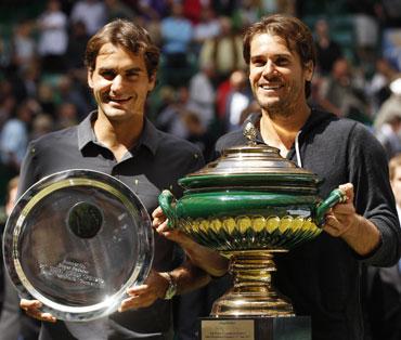 Roger Federer and Tommy Haas