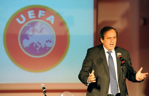 UEFA president Michel Platini