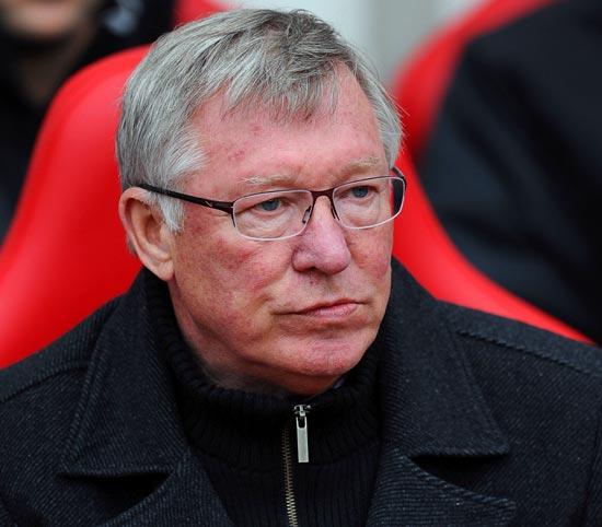 Manchester United manager Sir Alex Ferguson