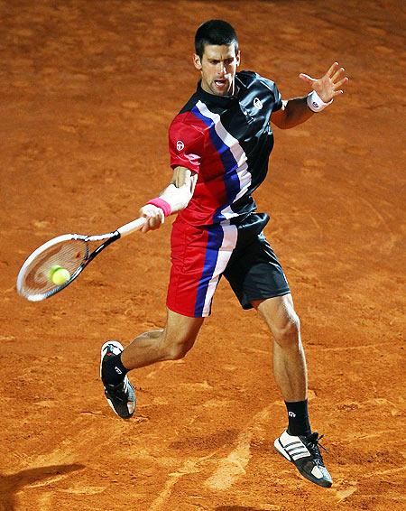 Novak Djokovic of Serbia