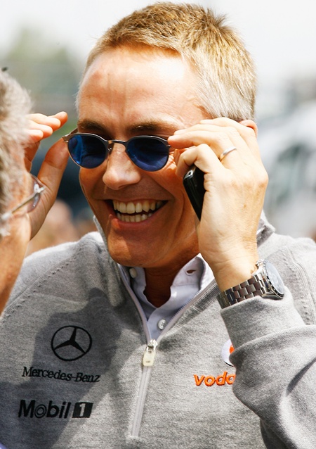 McLaren Mercedes Team Principal Martin Whitmarsh