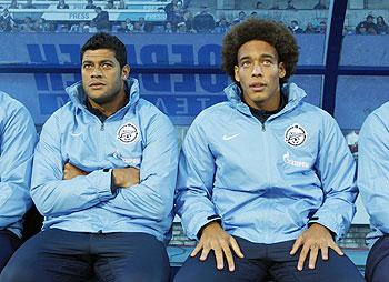 Zenit St Petersburg's Hulk and Alex Witsel