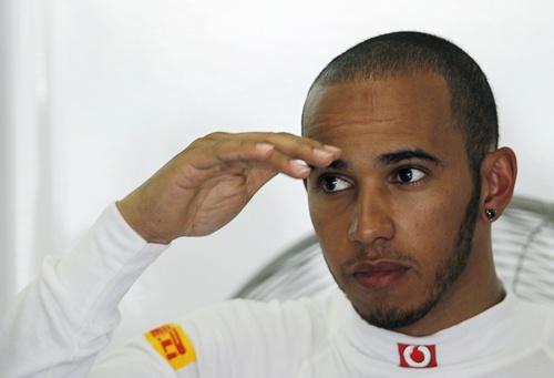 McLaren Formula One driver Lewis Hamilton