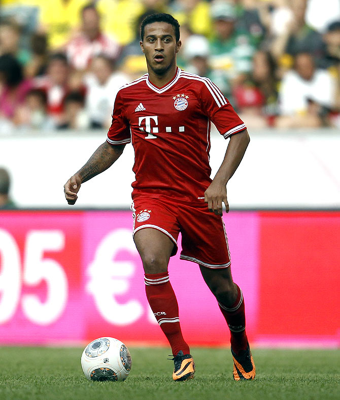 Bayern Munich's Thiago Alcantara