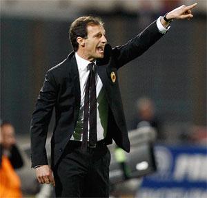 AC Milan coach Massimiliano Allegri