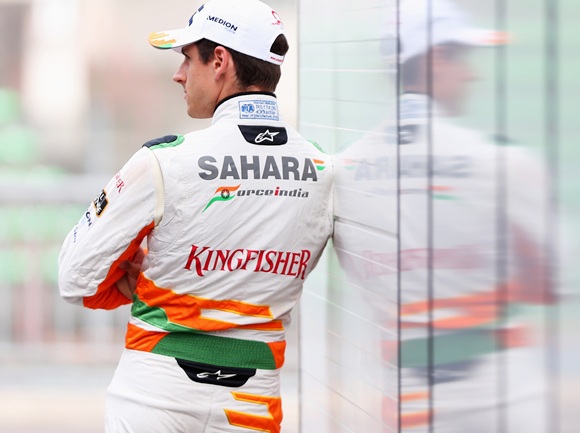 Adrian Sutil of Germany and Force India