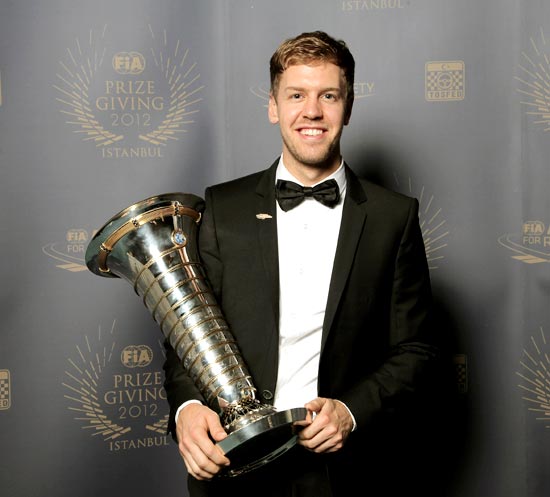 Sebastian Vettel holds the FIA Formula One World Championship driver