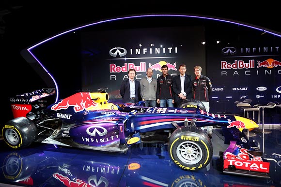 Red Bull Racing's new car RB9 is launched