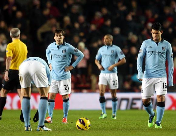 Manchester City players