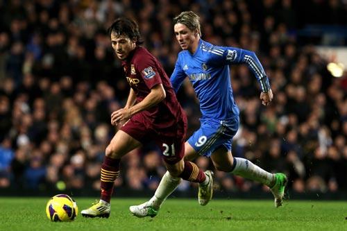 David Silva and Fernando Torres