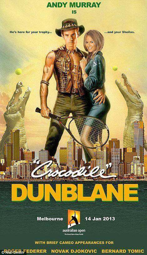 Andy Murray's Crocodile Dunblane poster