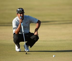 Shiv Kapur at the British Open in Friday