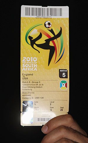 Football World Cup ticket