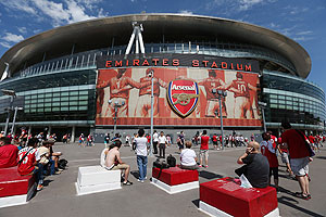Arsenal's Emirates Stadium in London