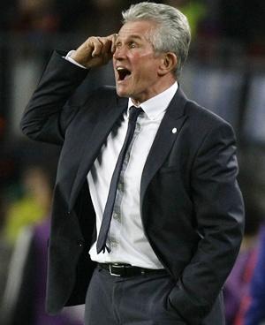 Bayern Munich's coach Jupp Heynckes