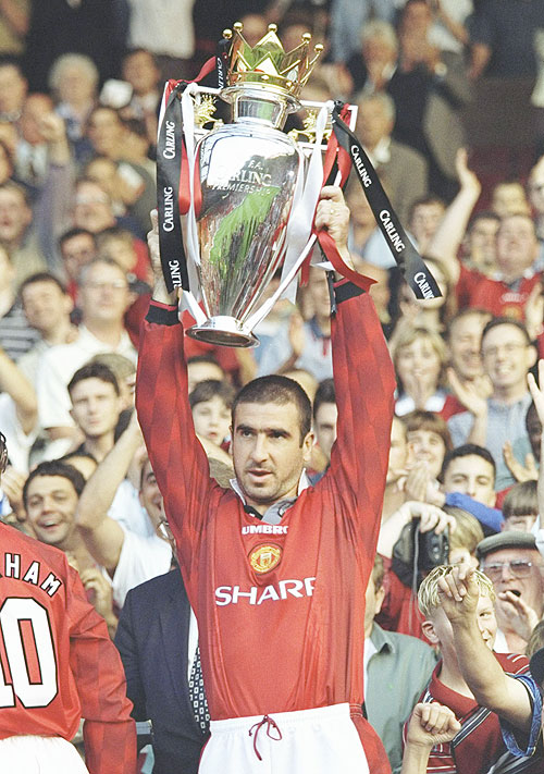 Eric Cantona of Manchester United