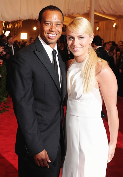 Tiger Woods and Lindsey Vonn attend the 2013 Costume Institute Gala
