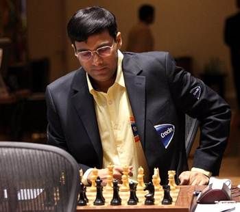 Viswanathan Anand during Game 4