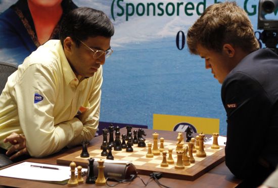 Viswanathan Anand and Magnus Carlsen